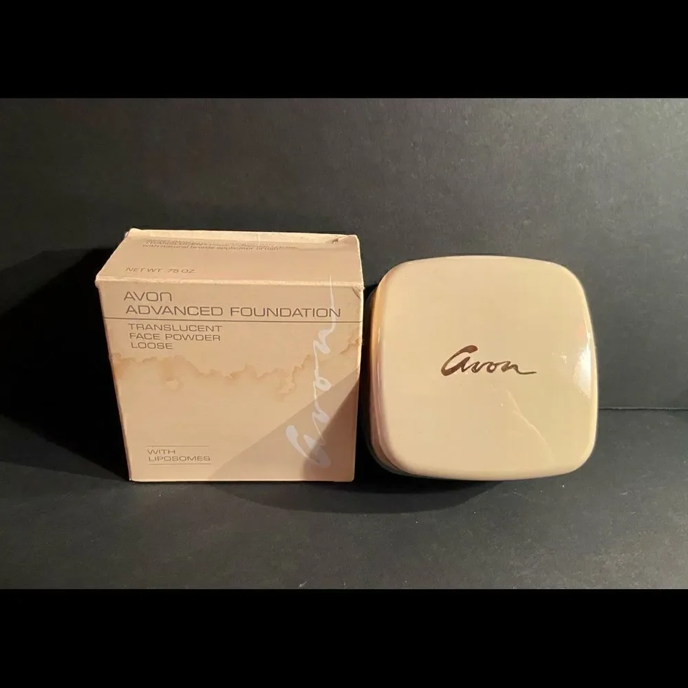 Avon Advanced Foundation Face Powder Loose/Dark